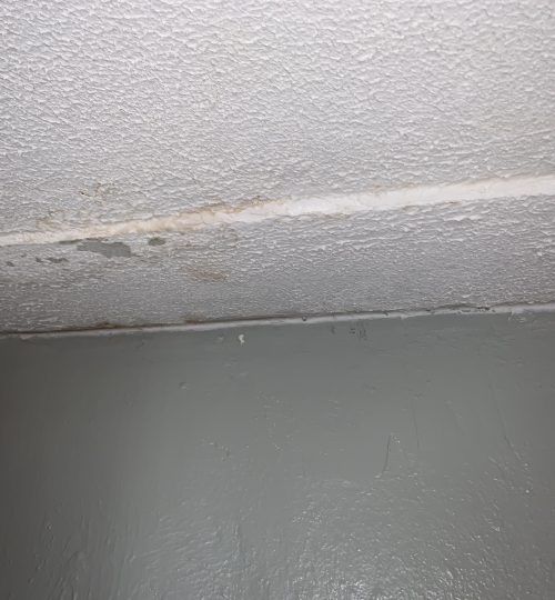 Water stain on ceiling